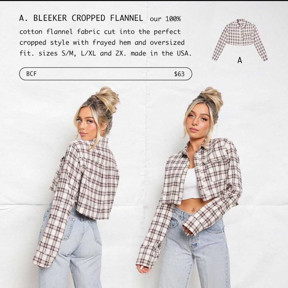 Boyed Bleeker Cropped Flannel